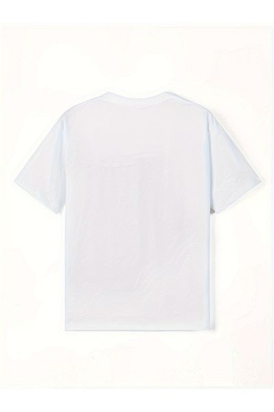 Let's Wear Μπλουζάκι Basic με γιακά ποδηλάτου - Ατυπωμένο