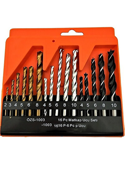 Profit Home 16 Parça Matkap Uç Delme Seti Ahşap Metal Beton Delme Uç Seti