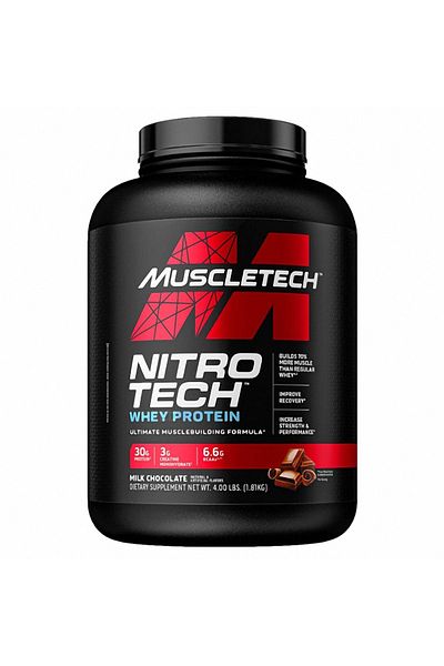 MUSCLETECH Nitro Tech Milk Chocolate 4lbs Us (RB)