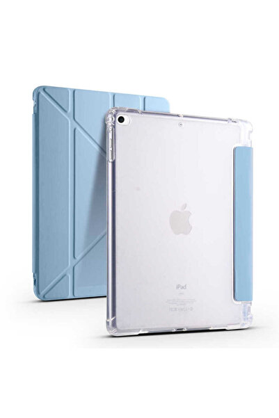 AQUA AKSESUAR Apple iPad 9.7 2017 (5.Nesil) Uyumlu Kalem Bölmeli Katlanabilir...