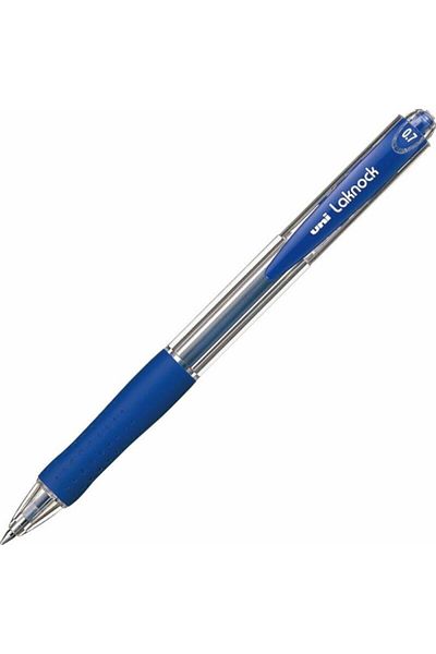 UNİ-BALL Uni-Ball Sn-100 Ballpoint Pen Laknock Micro 0.7 mm Mechanical Ball Tip Blue (12 Li Box)