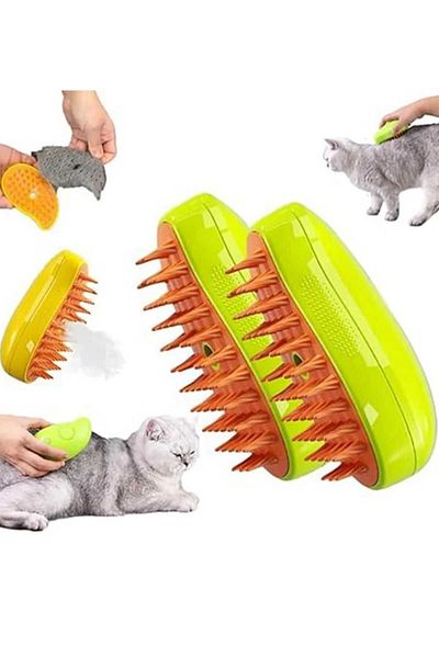 YclShop Steam Cat & Dog Washing Brush Comb