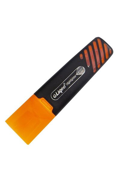 Liqeo Athens Highlighter Orange Highlighter Marker (Pack of 12)