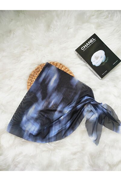 bright moon Women's Patterned Tulle Podrum Pareo 50 X 150 cm