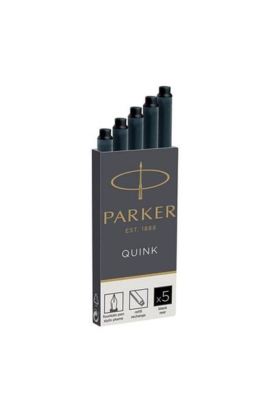 Parker Quink Black Fountain Pen Cartridge - Pack of 5 (20 Boxes)