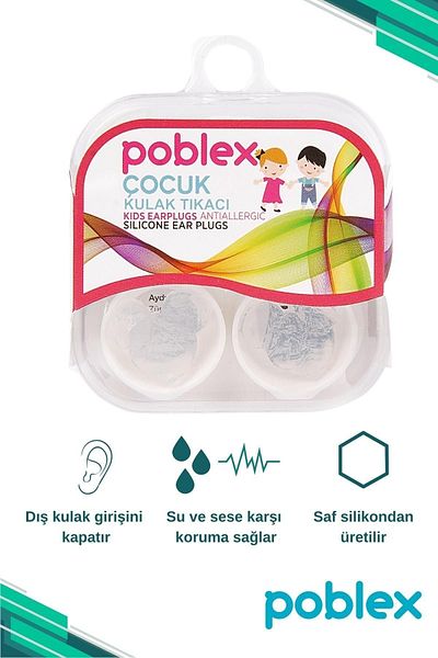 Poblex سدادة أذن للأطفال