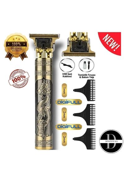 DİGİFULL Tıraş Makinesi Usb Şarjlı Mini Saç Sakal Vücut Kıl Tüy Alma Kadın Er...