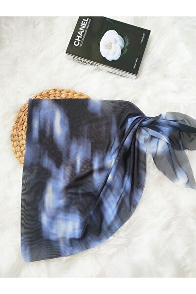 bright moon Women's Patterned Tulle Podrum Pareo 50 X 150 cm