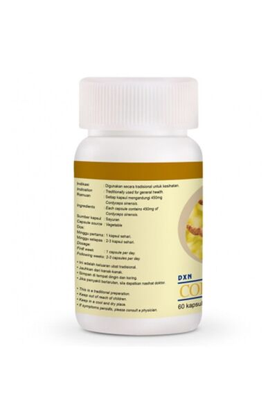 DXN Tırtıl Mantarı Organik Cordyceps 60 Kapsül