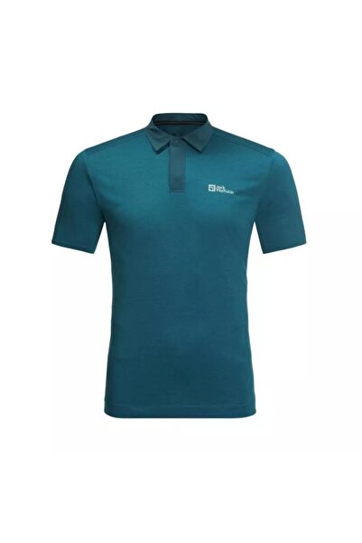 Jack Wolfskin 1808542_1278 Pack & Go Polo M Erkek Polo T-shirt