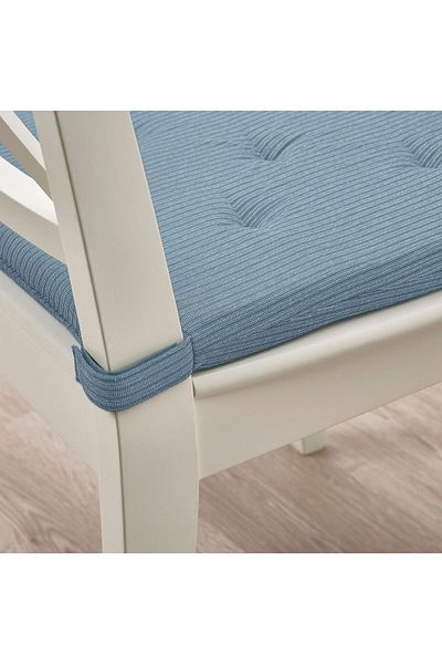 IKEA μαξιλάρι καρέκλας, μαύρο, 42/35x40x4 cm Σετ μαξιλαριών 4 τμχ