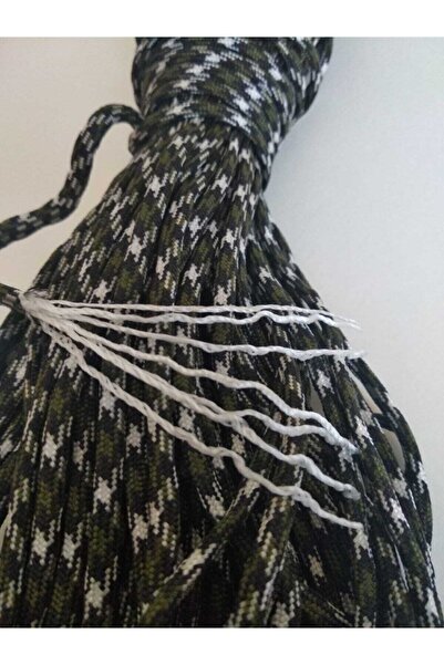 PARACORD DÜNYASI Snur pentru brățară din paracord cu model de camuflaj verde-...