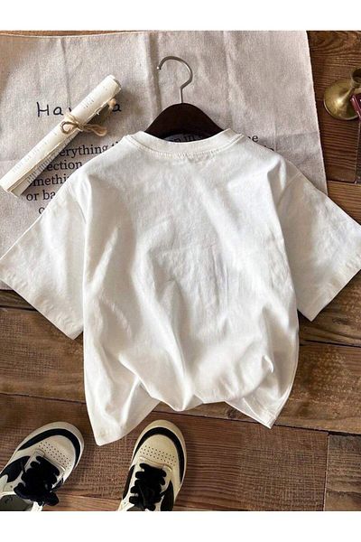 Jose Clothing Μπλουζάκι Oversize με στάμπα από οργανικό βαμβάκι