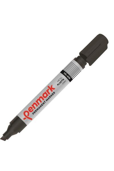 penmark Permanent Marker Parcel Pen Black Parcel Pen with Cut Tip (PACK OF 12)