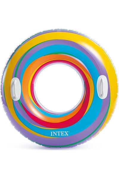 Intex Striped Pattern Hand Grip 91 Cm Sea Ring 59256