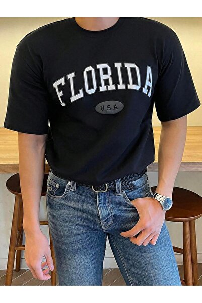 Jose Clothing Tricou oversize din bumbac organic imprimat