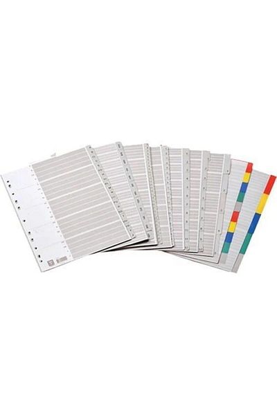 Bafix Separator 1-12 Number Plastic A4 Separator (25 PCS)