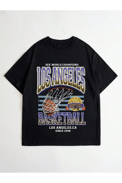 Jose Clothing Μπλουζάκι Oversize με στάμπα από οργανικό βαμβάκι