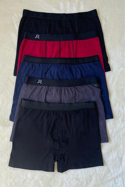 Betimoda Ανδρικά Boxers 5-Pece Opportunity Product - 100% βαμβάκι, ελαστική μέση, μικτό χρώμα