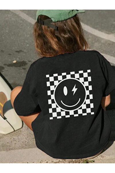 Jose Clothing Tricou oversize din bumbac organic imprimat