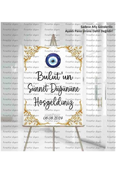 fırsatlar diyarı Kişiye Özel Sünnet Düğünü - Mevlit Doğum Günü Hoşgeldiniz Ka...