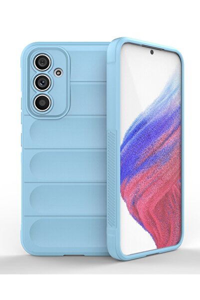 Posso Samsung Galaxy S24 Uyumlu Kılıf Arkası Dalgalı içi Süet Kolay Temizlenebilir Silikon Kapak