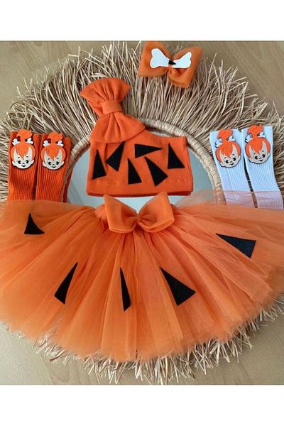 Kokosh kidss Stone Age Pebble Costume for 1-2-3 Years Old Girls - Available