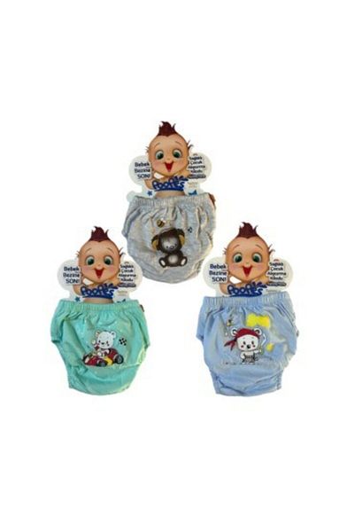 Poope's 3-Piece Adventurous Teddy Bears - Training Pants