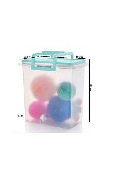 Tupperware Multi-Purpose Storage Container Rectangular 10 lt Mint
