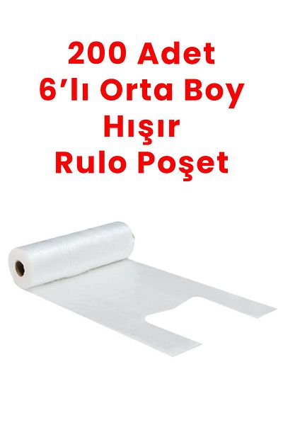 Balkan Medium Size 6 roll Slurry Bag - Grocery Grocery Beef 200 Pieces
