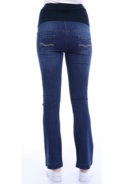 LİYACA Flared Leg Half Maternity Jeans