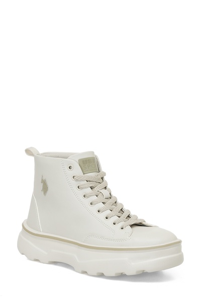 U.S. Polo Assn. Sodium Hi 4Pr Beige Women's High Sneaker