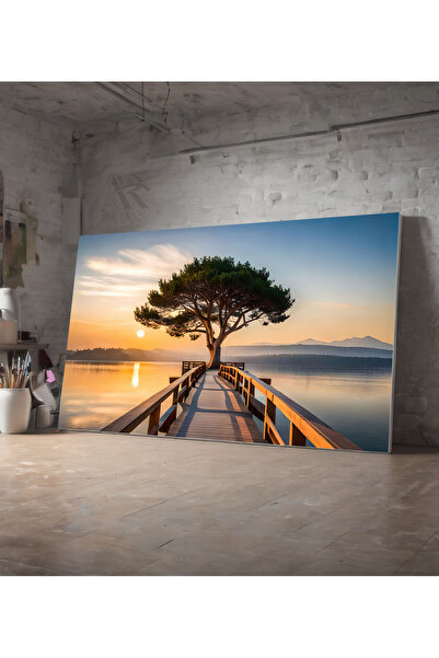 AR AJANS KANVAS TABLO Pictură decorativă pe pânză cu copac fals