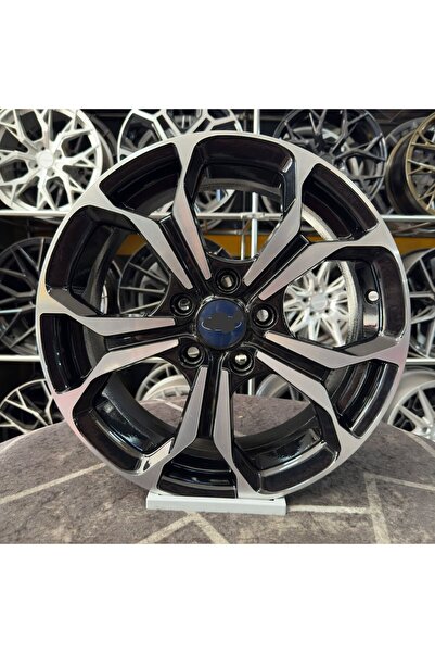 kormetal 16" (inç) 4x108 COİRİER UYUMLU SİYAH ELMAS KESİM JANT TAKIM