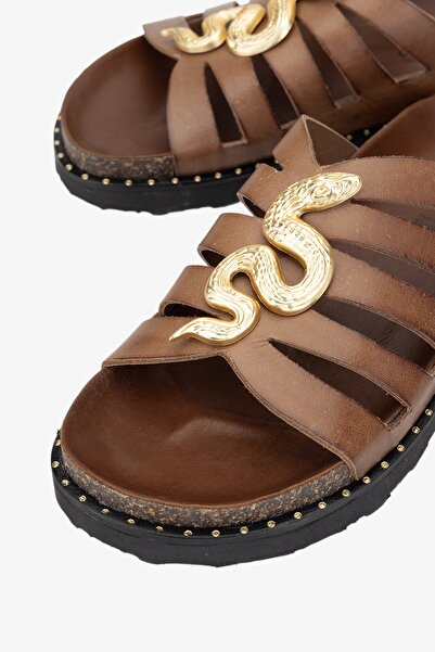 Valmenti Дамски пантофи от естествена кожа Taba - Anna