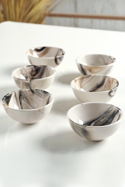 Znp Home Çerezlik Takımı 6 Parça El Yapımı Sosluk, Seramik Kahvaltılık Seti, ...