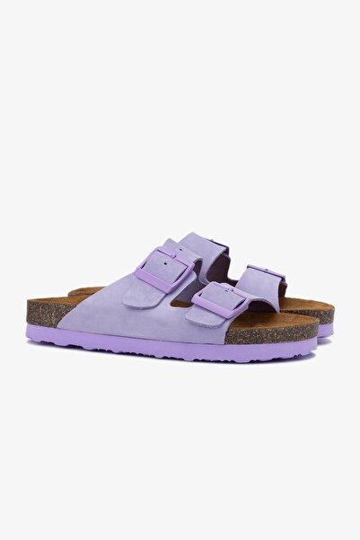 Valmenti Yasmin Women's - Purple Genuine Leather Slippers