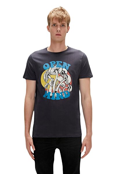 Bad Bear 23.01.07.014-c02 تي شيرت رجالي مفتوح العقل