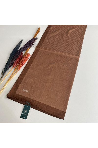 Levidor Bonjela Monogram Caramel Shawl - JZ0330