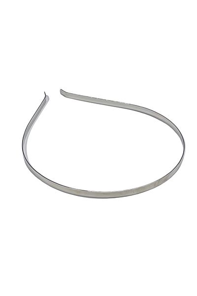 EleganTShoP Coroană plată neîmpodobită din metal cu coroană goală de 5 mm