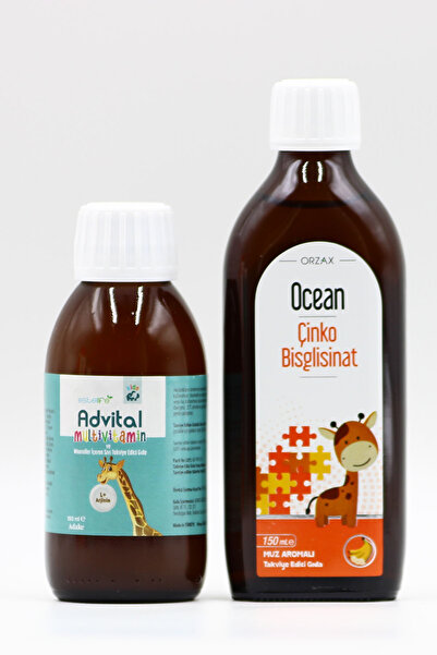 Ocean Çinko Bisglisinat - Advital L+ Arjinin Şurup 150ml Bağışıklık ve Büyüme...