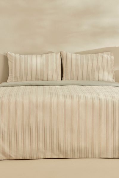 Karaca Home Esmo Yarn-Dyed Single Duvet Cover Set Light Grey