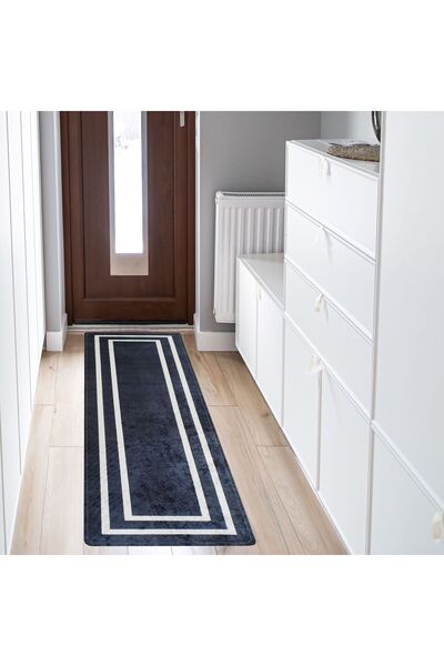 Chilai Home Siyah&Gümüş Yolluk