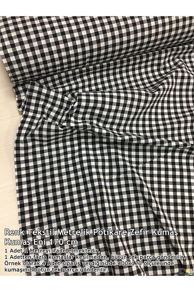 Renk Tekstil Ύφασμα κοπής Zefir Meter Gingham