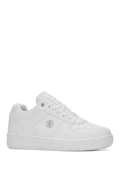 Lambırlent Tenis ușor cu talpă ortopedică pentru bărbați - unisex alb