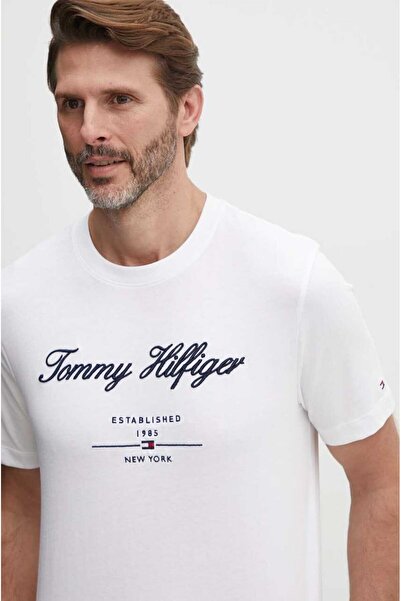 Tommy Hilfiger Exclusive Mit Script-logo Jersey T-shirt