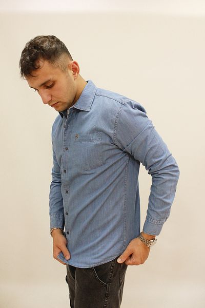 Twister Jeans EG 1874 Мъжка дънкова риза с един джоб