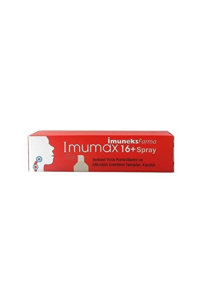 Imuneks Imumax 16+ Mikrop Temizleyici Boğaz Spreyi 30 Ml