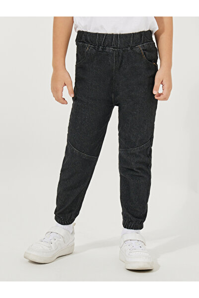 Styli Kes ve Dik Panel Slim Fit Kot Pantolon