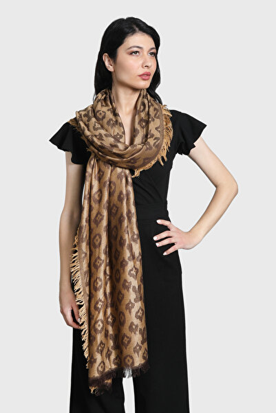 Mystic KAHVE BAL KÖPÜĞÜ  %100 pamuk şal